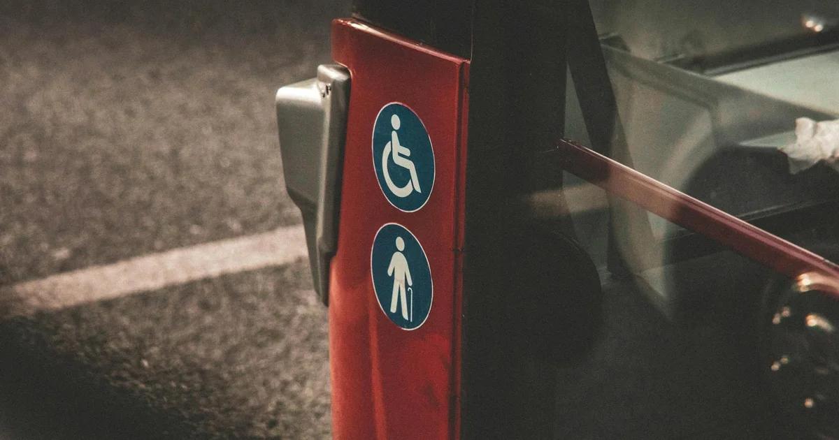 Diverse group of citizens accessing digital public services on various devices, demonstrating integrated accessibility.