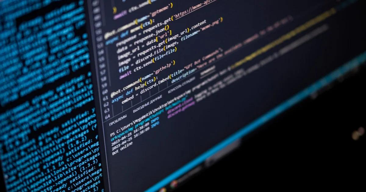 A developer reviewing code for ADA compliance in Civic APIs on a modern interface
