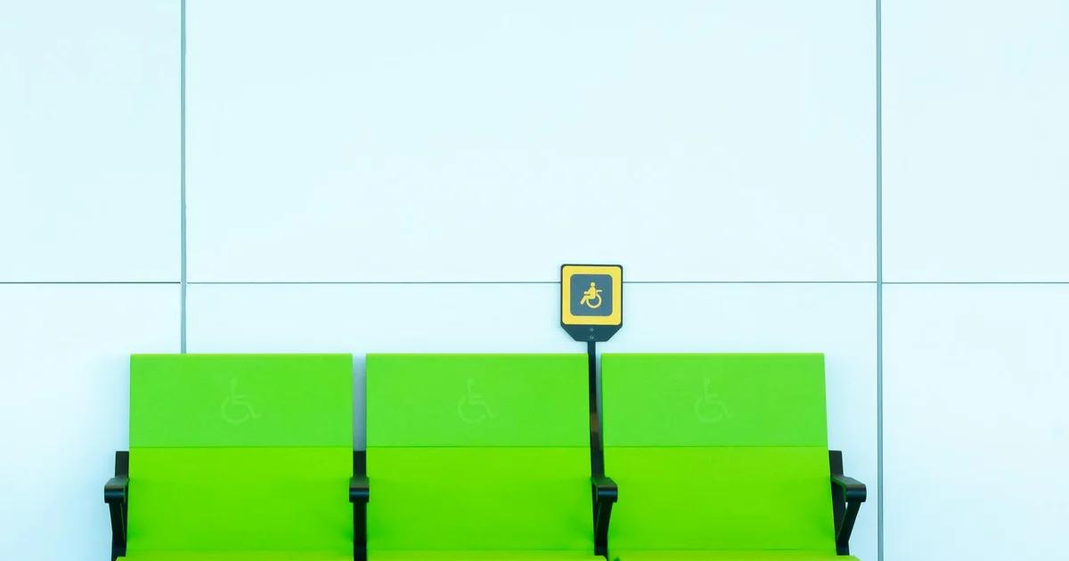 Digital interface showing a diverse group of people accessing GovTech with third-party accessibility oversight.