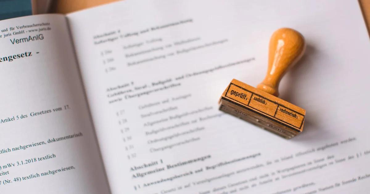Legal document with gavel and laptop, symbolizing digital accessibility legal guidance and compliance.
