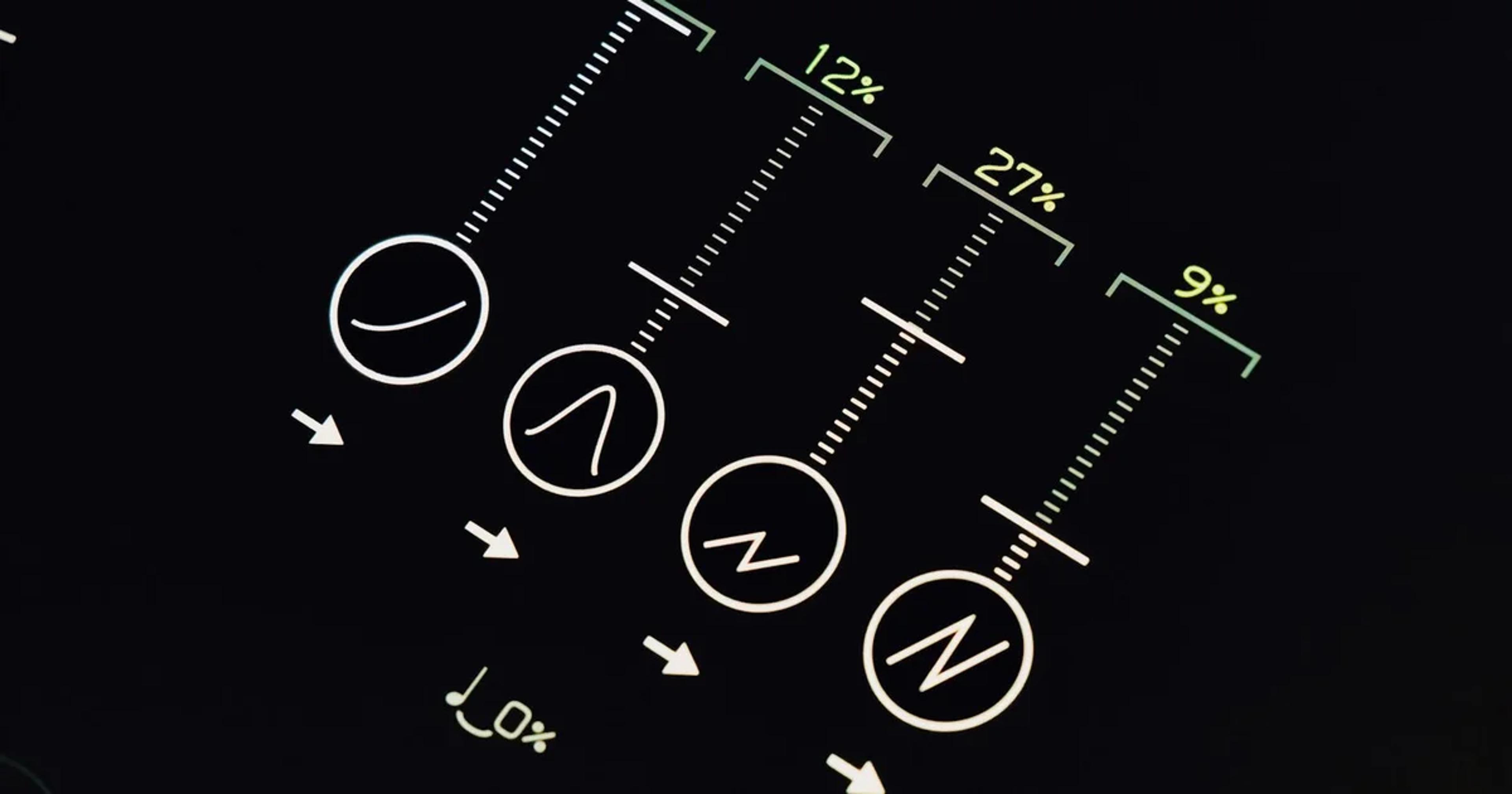 A professional designer working on a high-contrast interface for web accessibility compliance