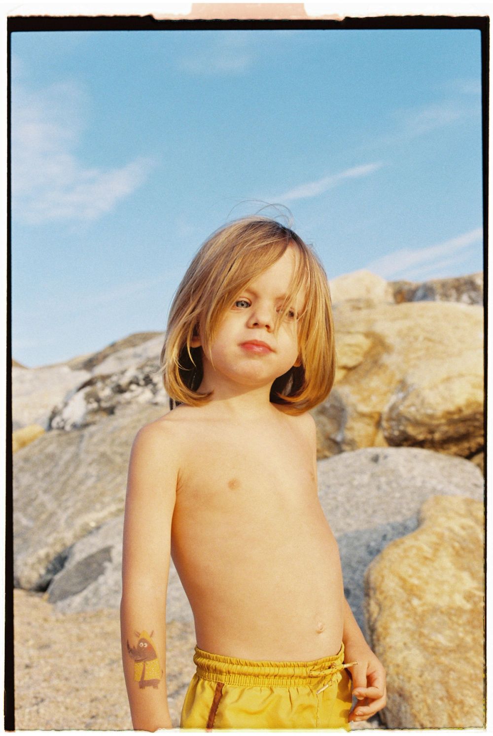 En la playa