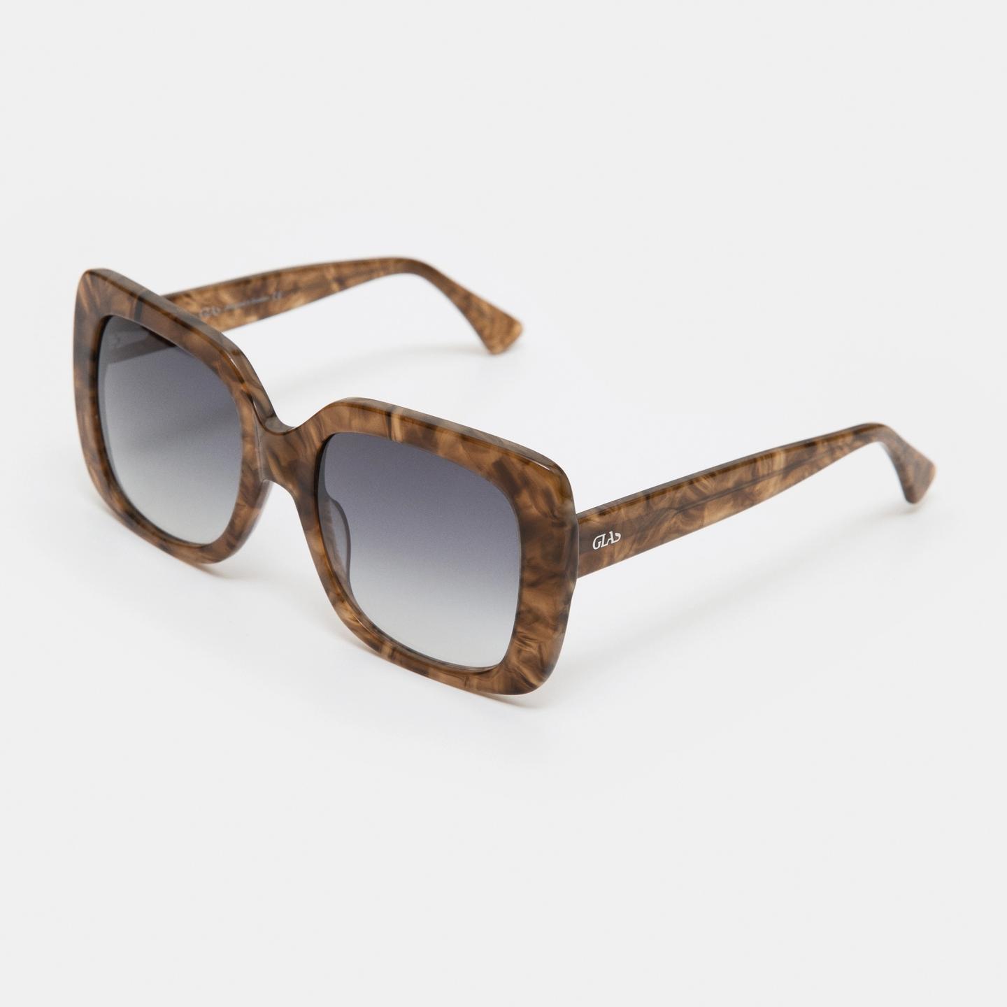 Mio Brown Marble Sunglasses