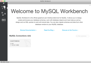 MySQL Workbench Connections