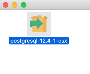 PostgreSQL 12.4.1 installation file