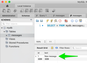 MySQL Workbench query rows