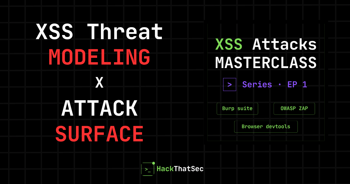 Modern XSS Threat Modeling and Attack Surface Guide