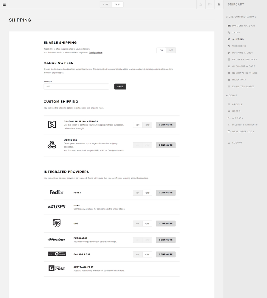 snipcart-docs-dashboard-shipping