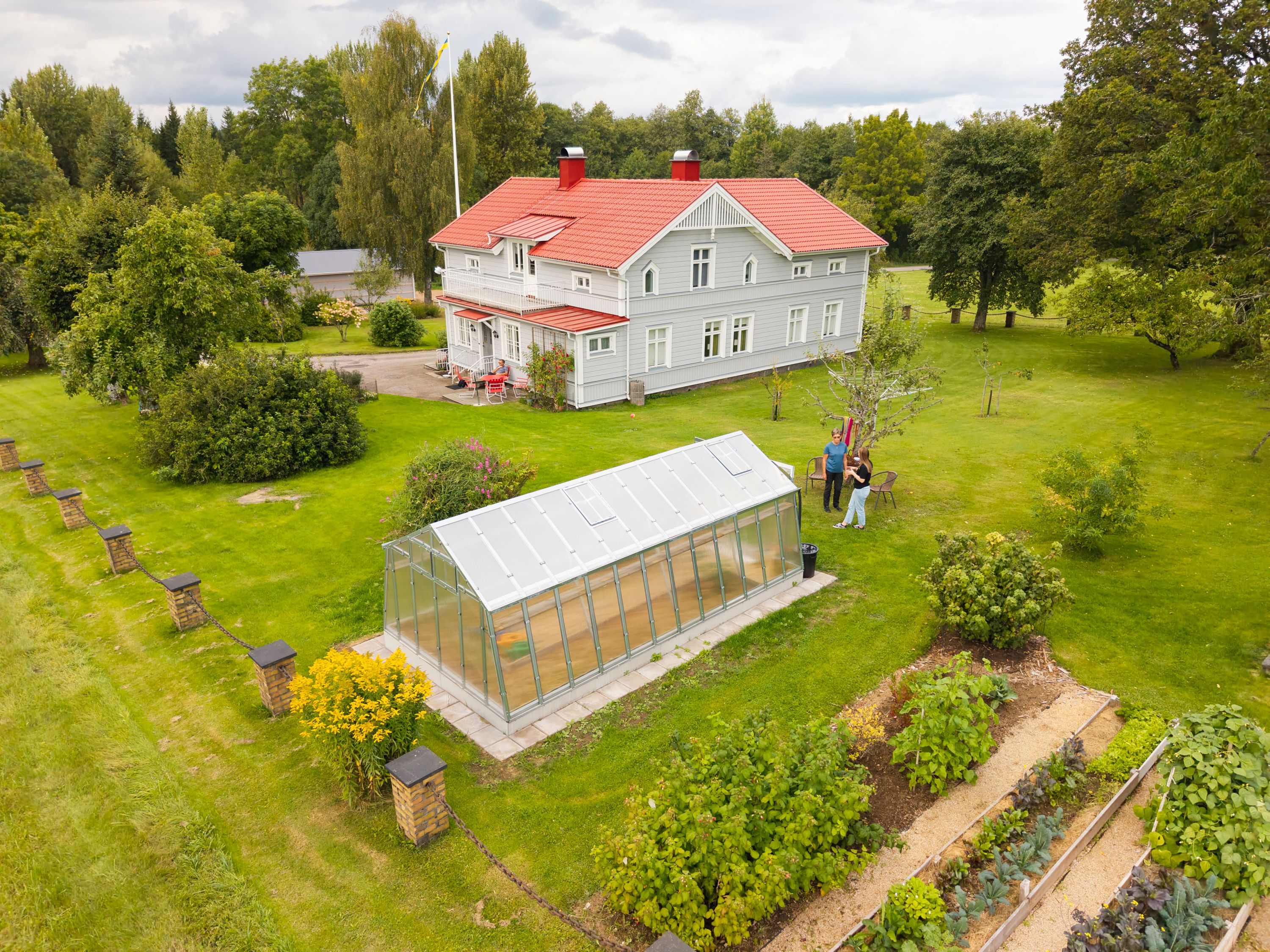 Variant standard 249 i en svensk trädgård