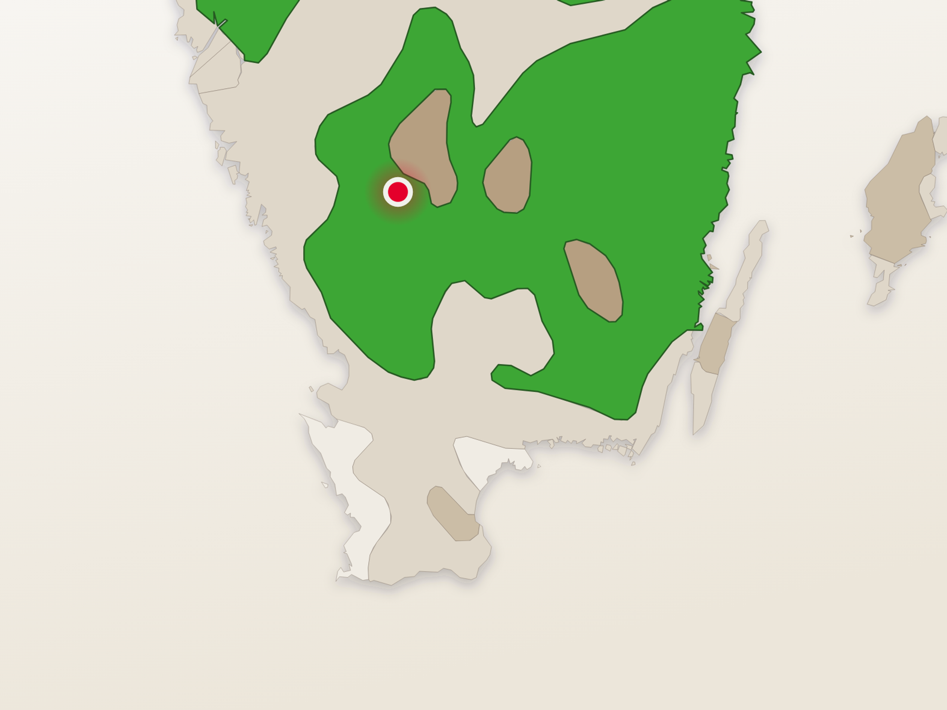 Ett verktyg som visar vilken snözon du bor i.