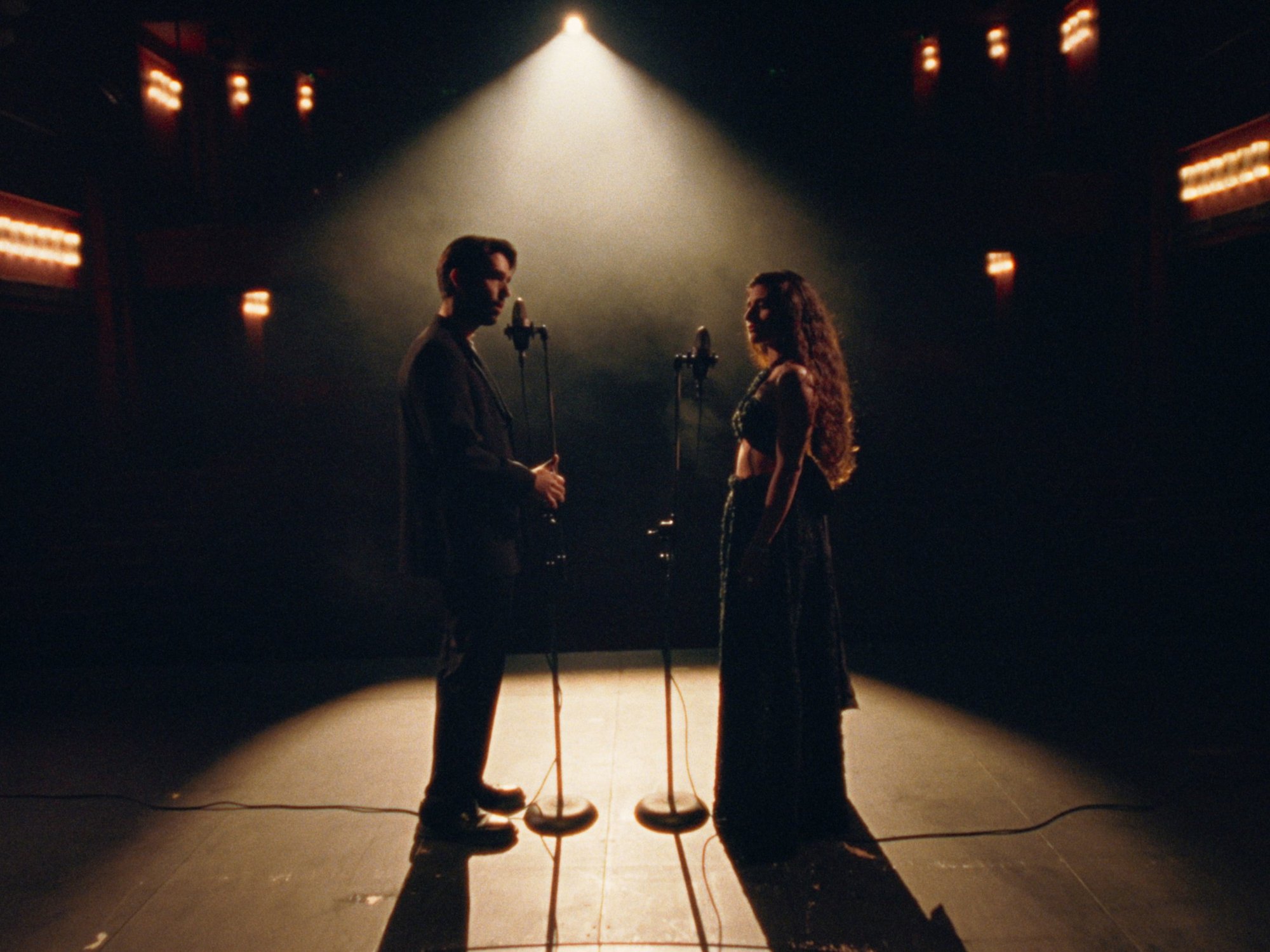 A frame from one of his films