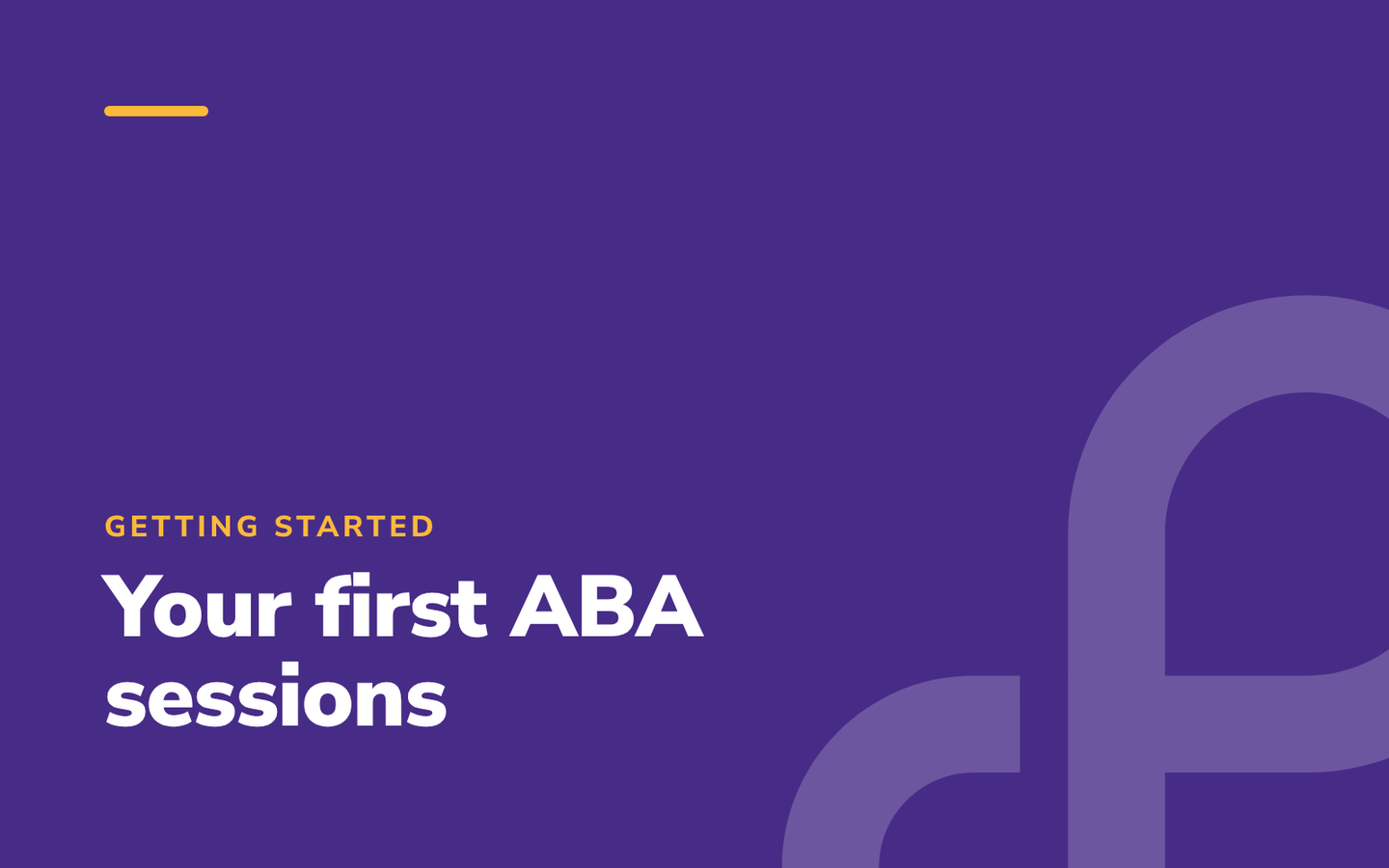 ABA Therapy Sessions