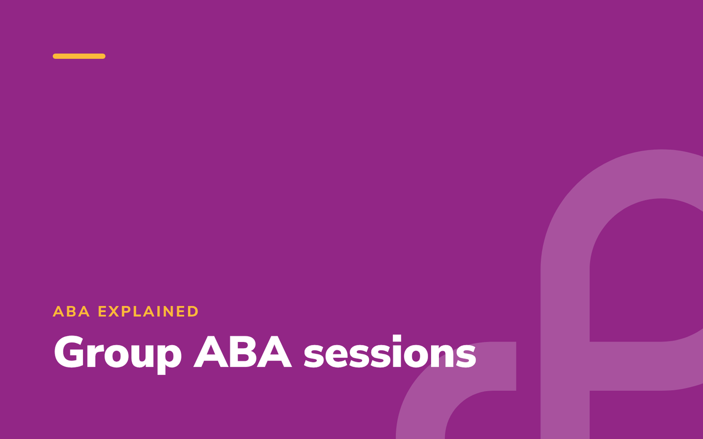 ABA Sessions