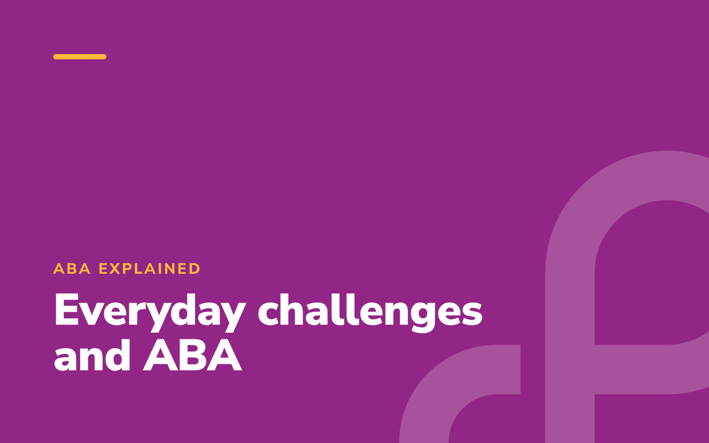 ABA Therapy Helps