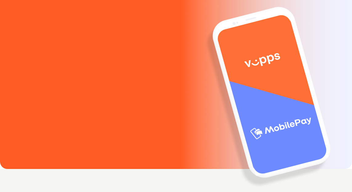 a phone that has the word mobilepay on it