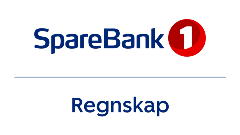 SpareBank 1 logo and the word Regnskap.
