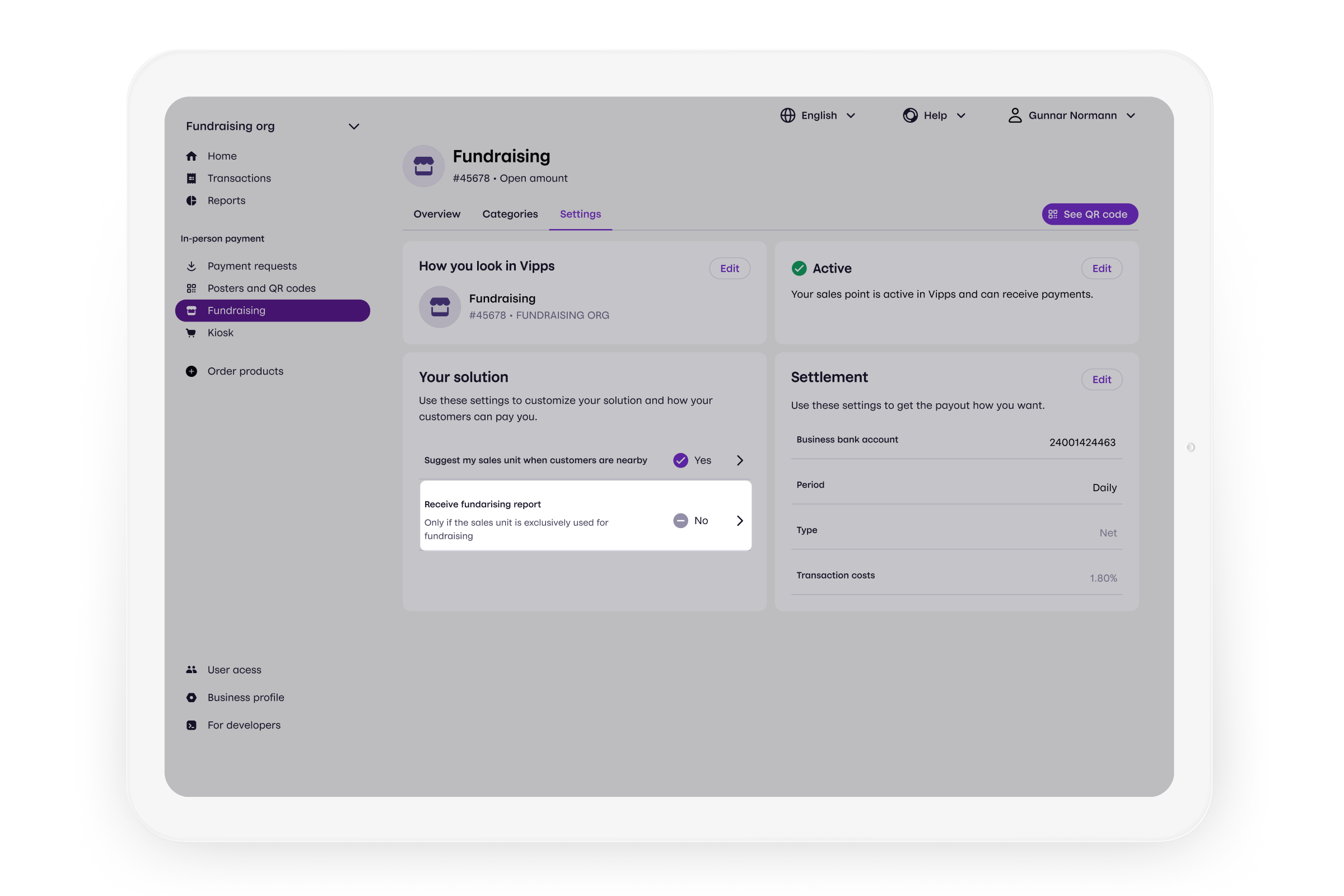 How do we get the donation report?