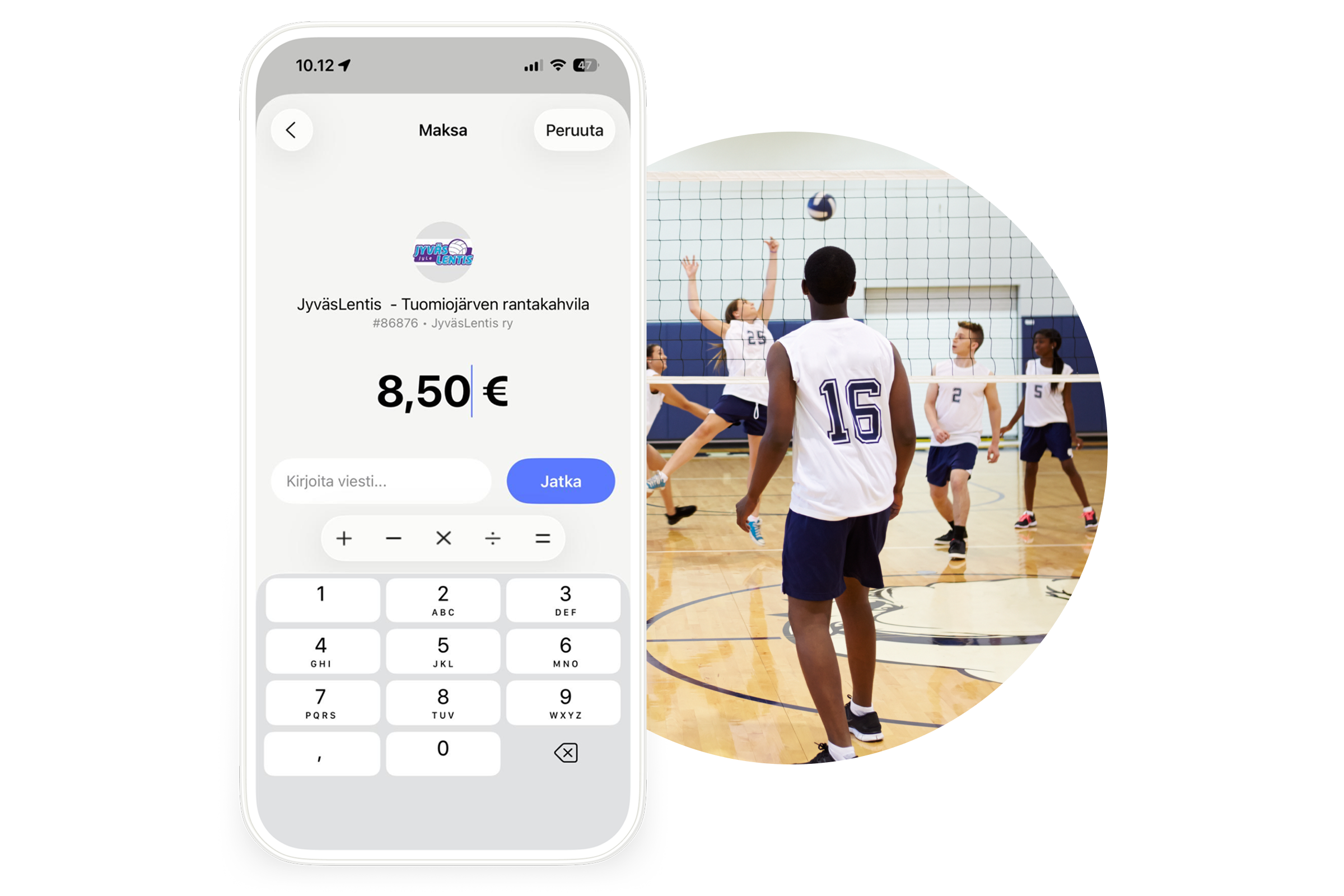 a man in a number 16 jersey is playing volleyball