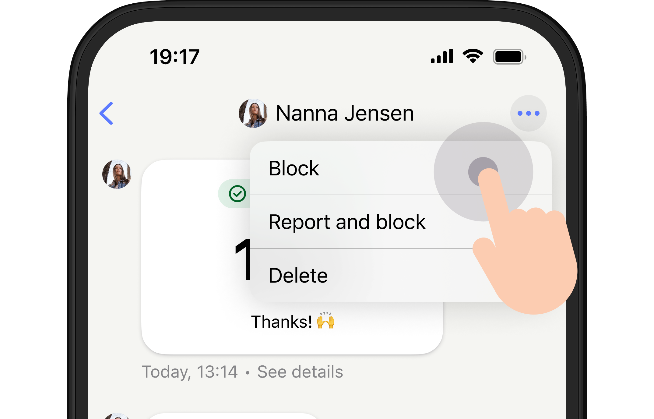You can now block other users