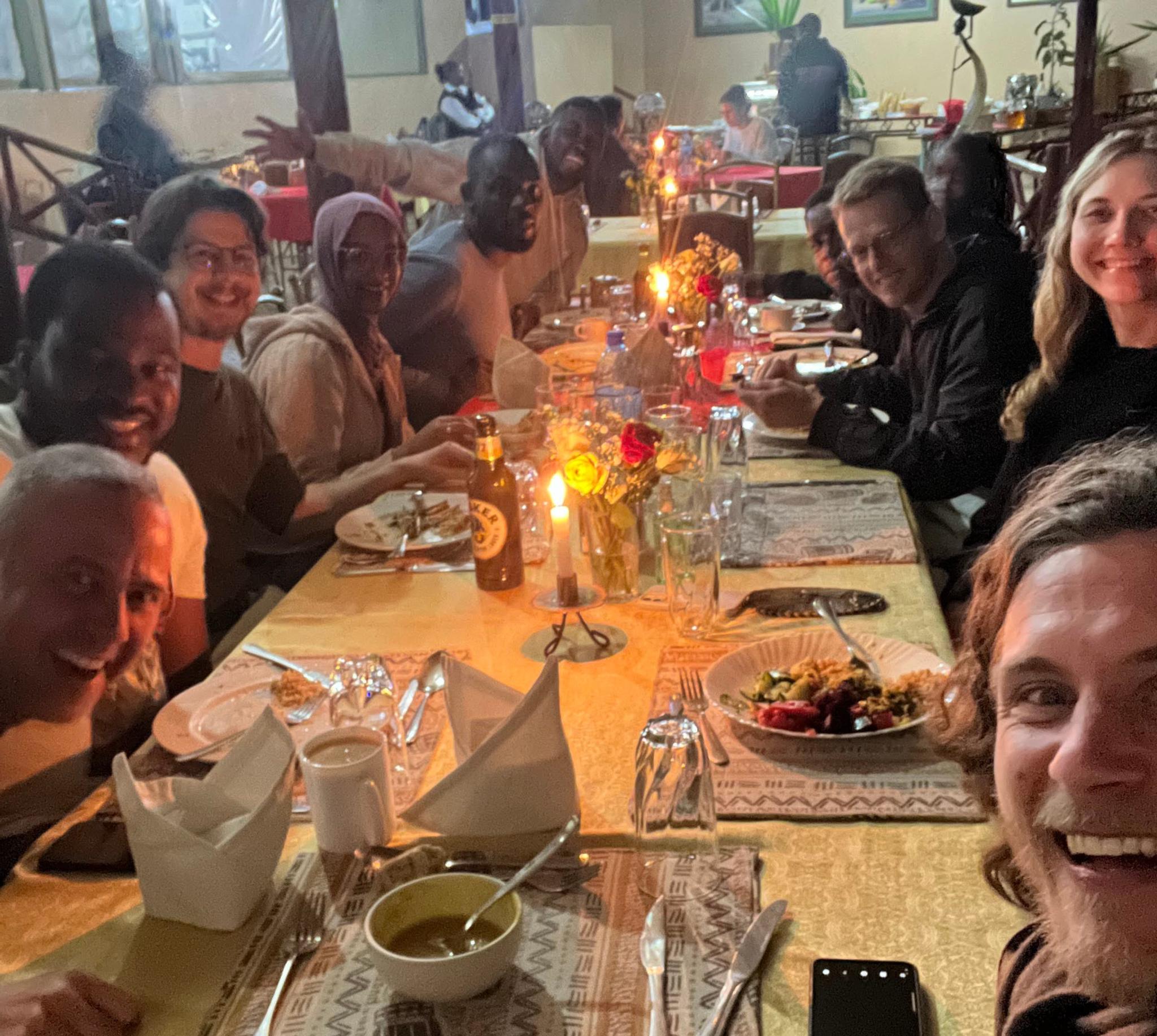 Most of the OpenFn team overlooking the Great Rift Valley