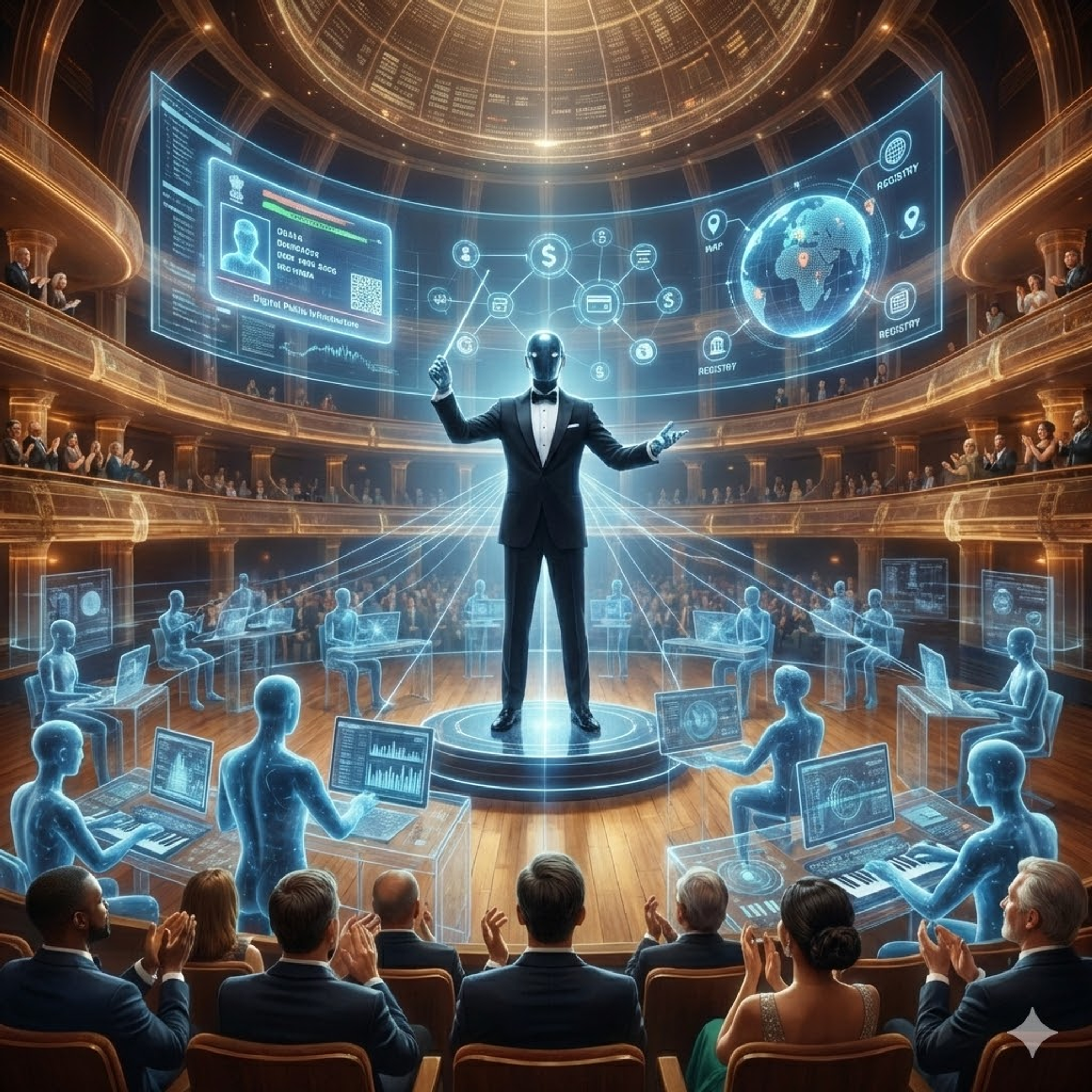 An orchestra of AI Agents, using DPI to serve citizens.