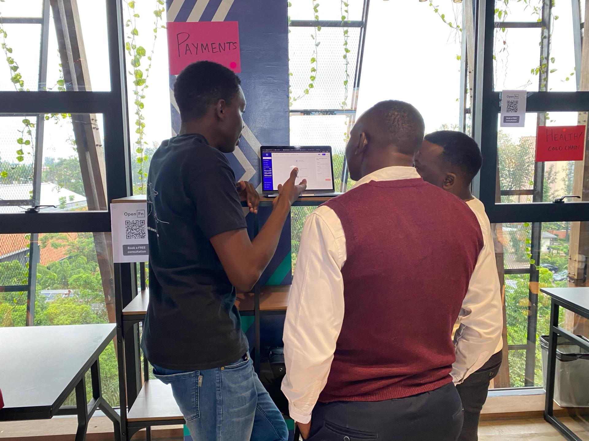 Frank leading the people through different payment integrations