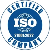 ISO 27001:2022 certified