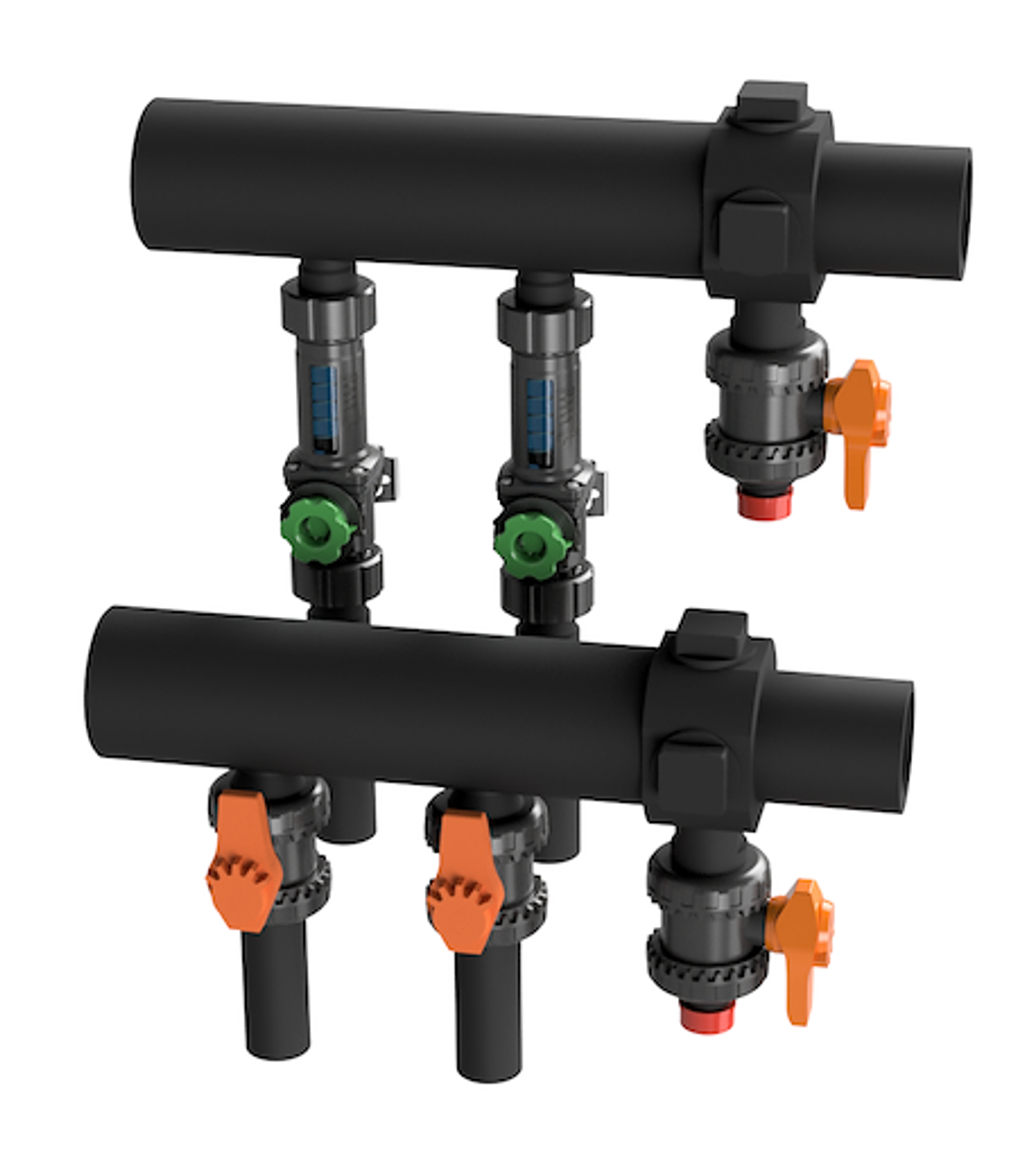 Flow and return manifold Vario DA90
