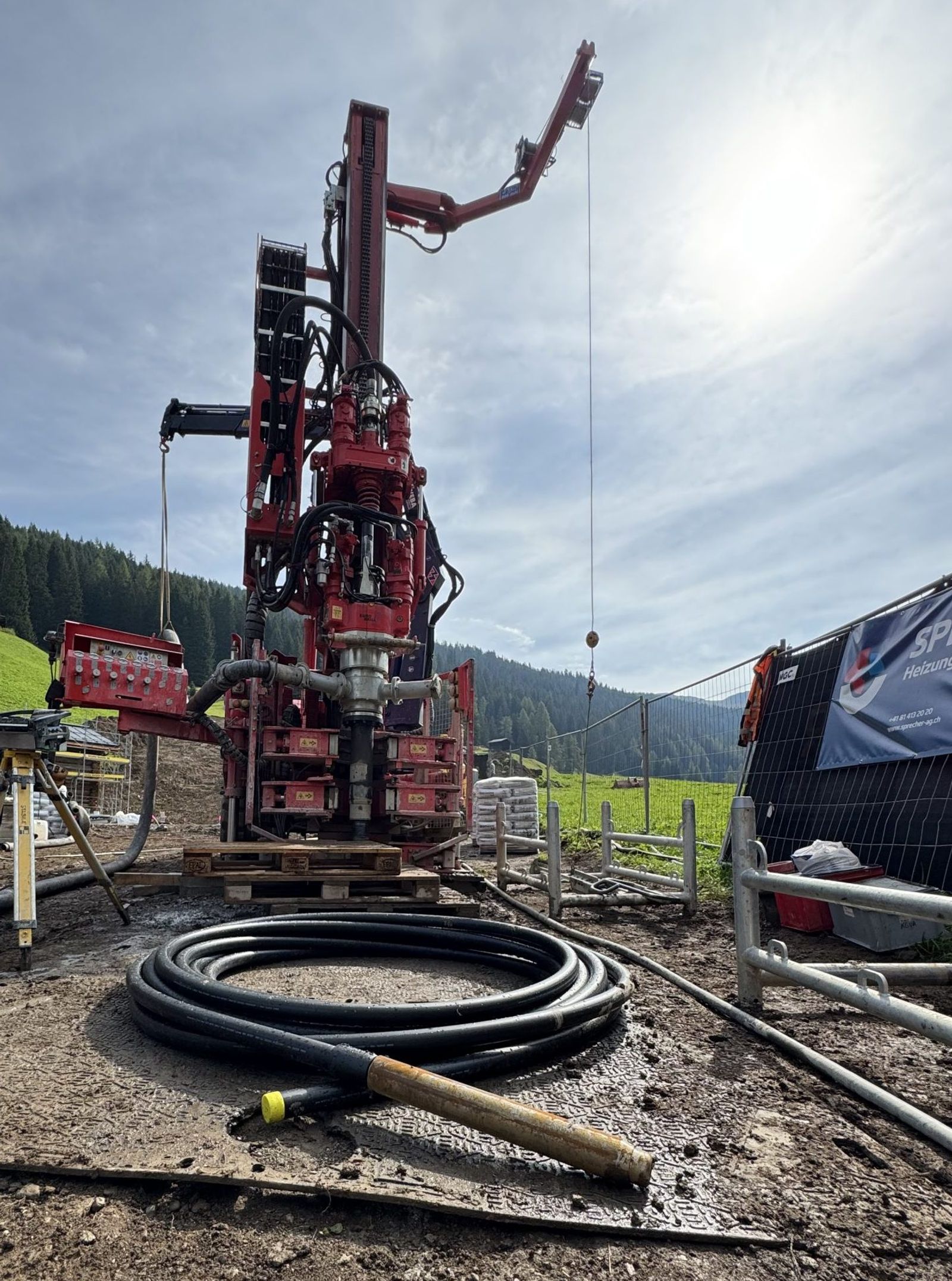 Davos Clavadel – 30x40m ground-source heat pump system