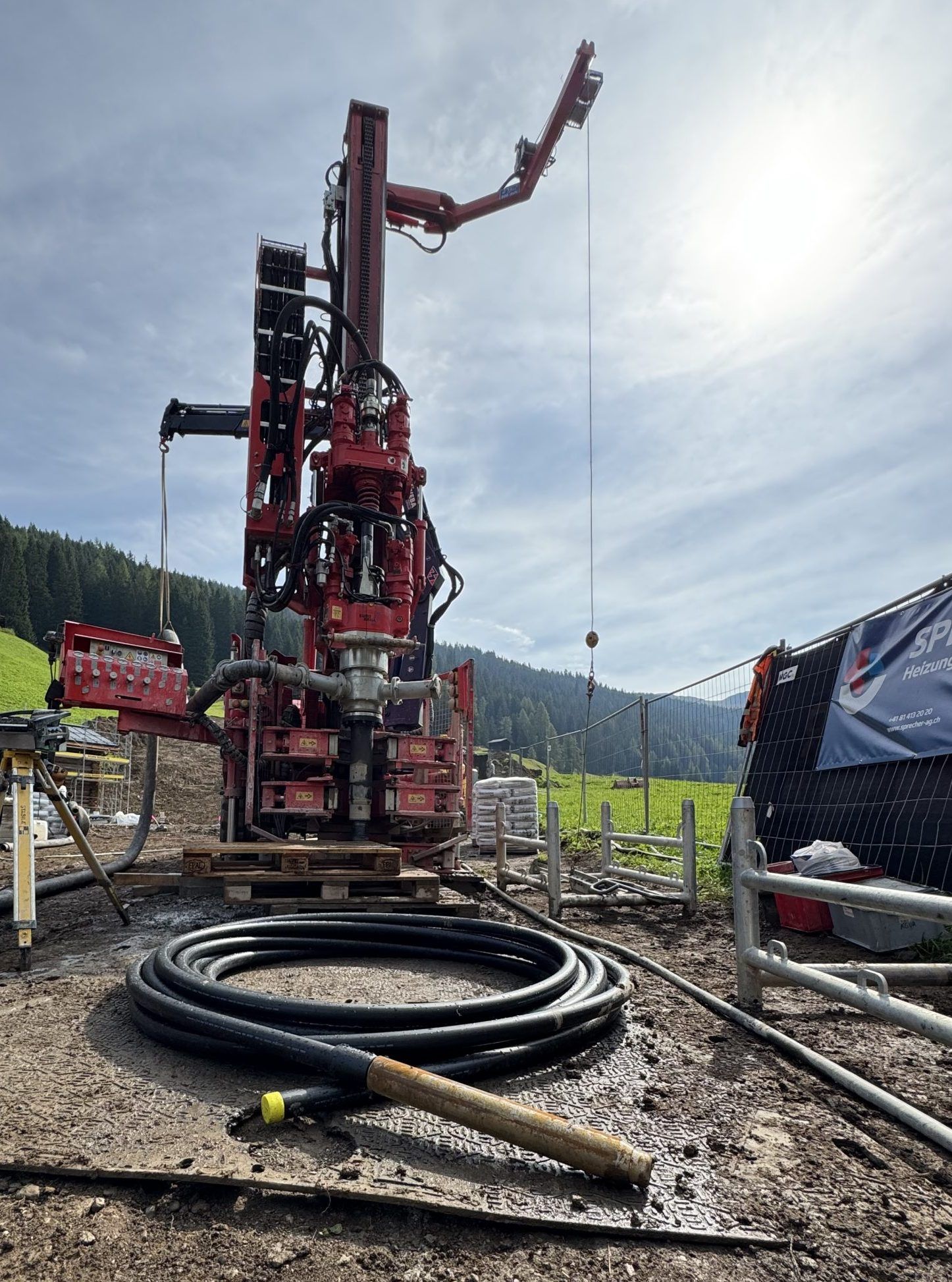 Davos Clavadel – 30x40m ground-source heat pump system