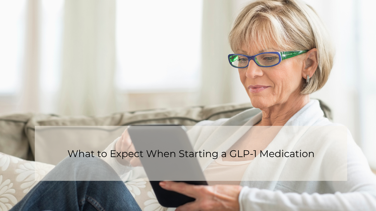 Adult beginning a guided wellness journey, representing the early stages of GLP-1 treatment.