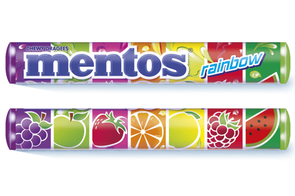 Mentos Rainbow Roll Mentos New Zealand