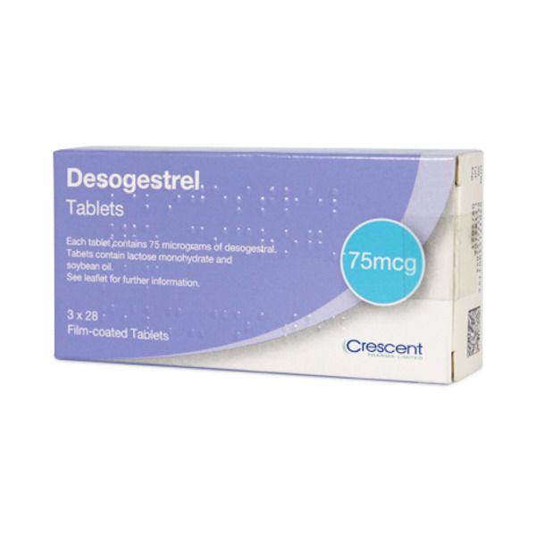 Desogestrel 75mcg Tablets