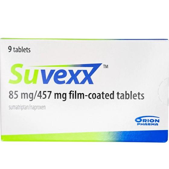 Suvexx Migraine Tablets 85mg/457mg