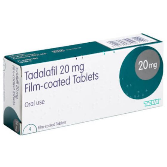 Tadalafil 20mg Tablets (Generic Cialis)