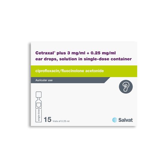 Cetraxal Plus Ear Drops - Dual-Action Treatment for Bacterial Ear Infections