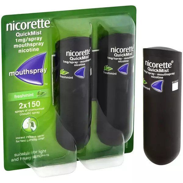 Nicorette Quickmist Fresh Mint 1mg/Spray Duo