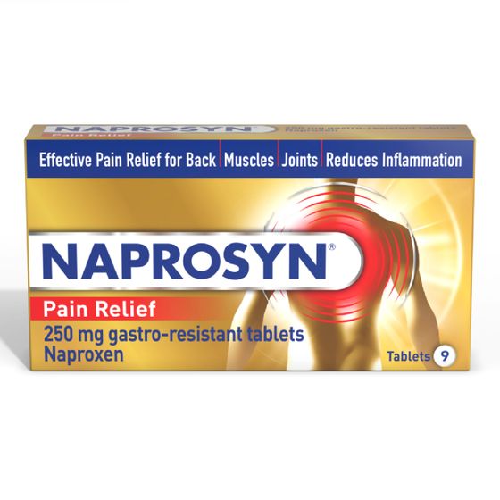 Naprosyn 250mg Pain Relief Tablets