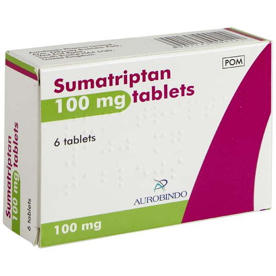 Sumatriptan 100mg Tablets (Generic Imigran)