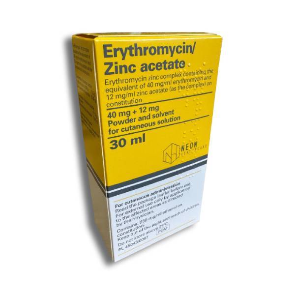 Erythromycin / Zinc Acetate Solution (Generic Zineryt)