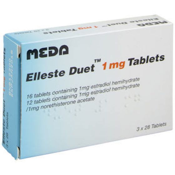 Elleste Duet 1mg Tablets