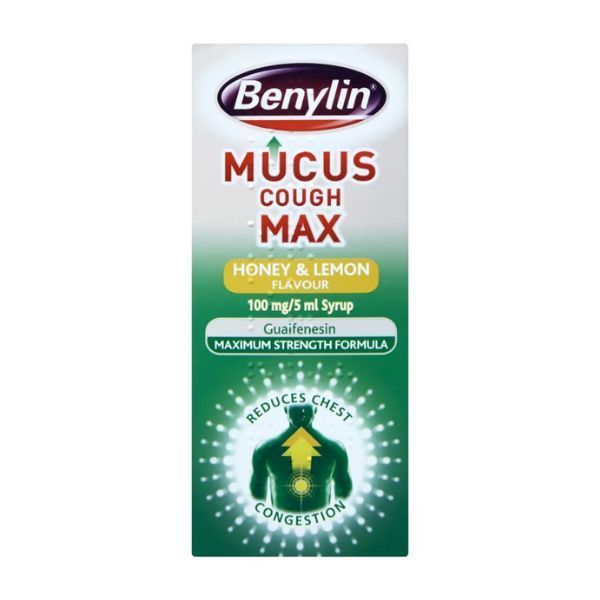 Benylin Mucus Cough Max Syrup Honey & Lemon 150ml