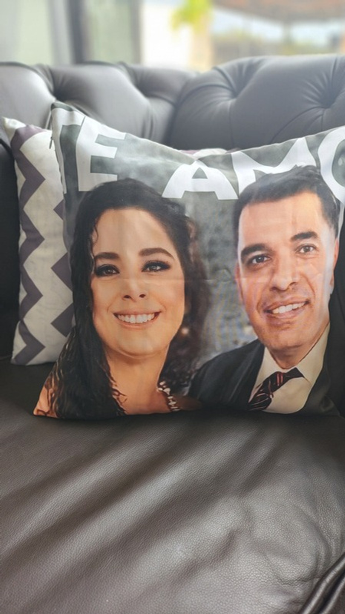Funda de cojín con foto