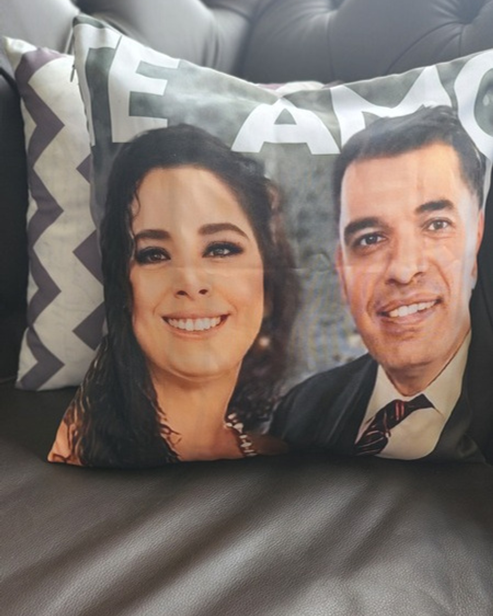 Funda de cojín con foto