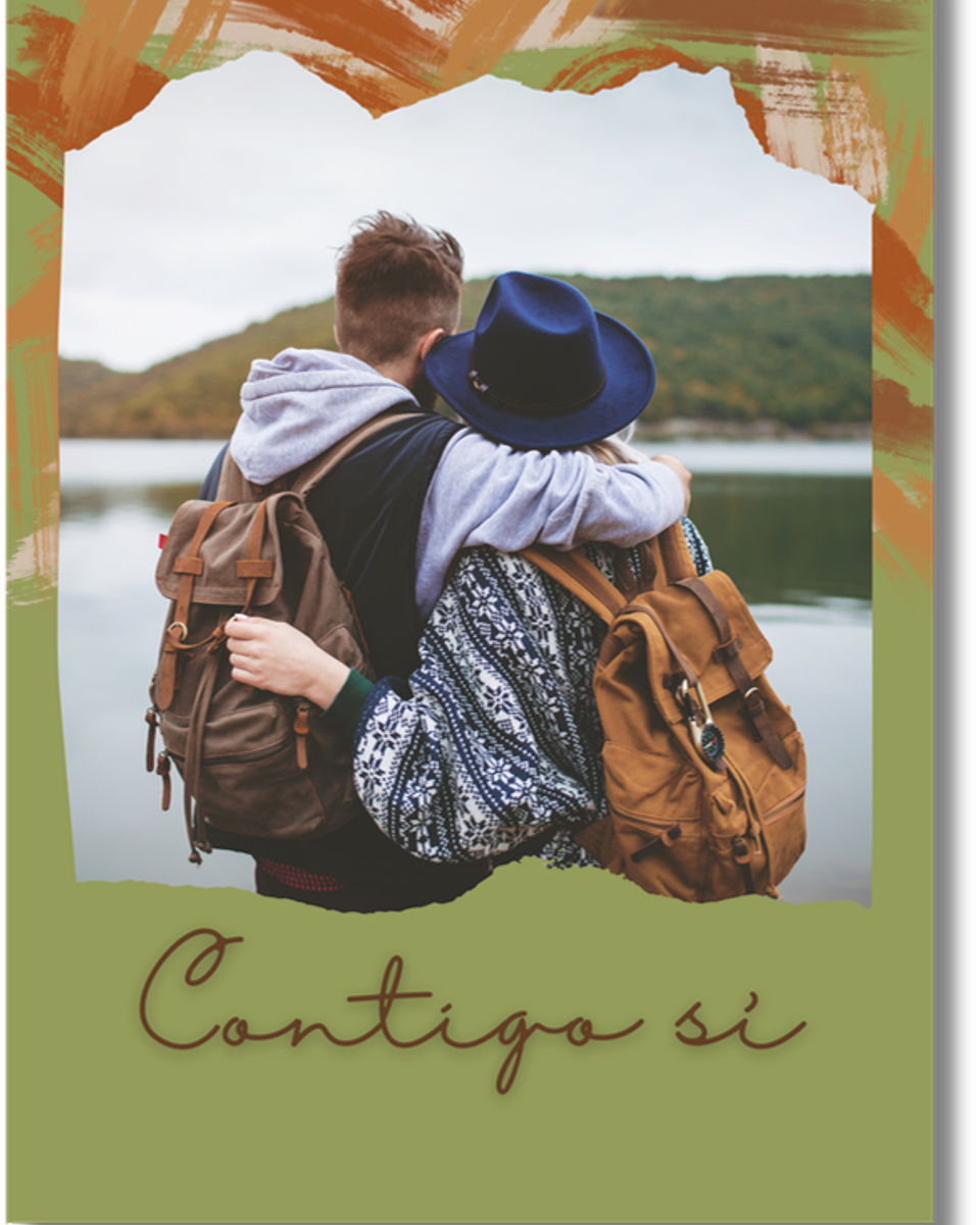 Frazada "Contigo sí"