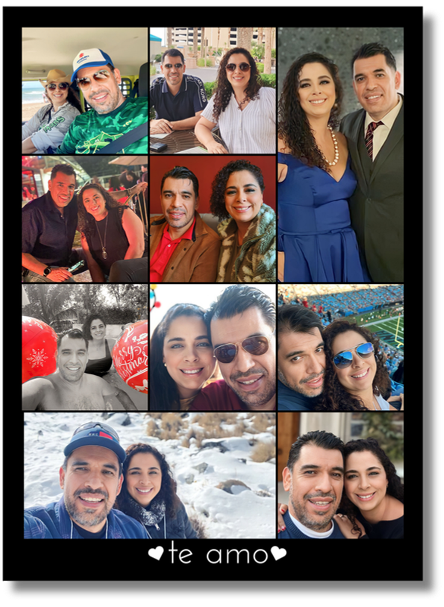 Frazada collage de fotos