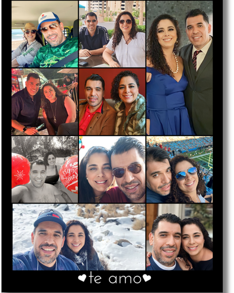 Frazada collage de fotos
