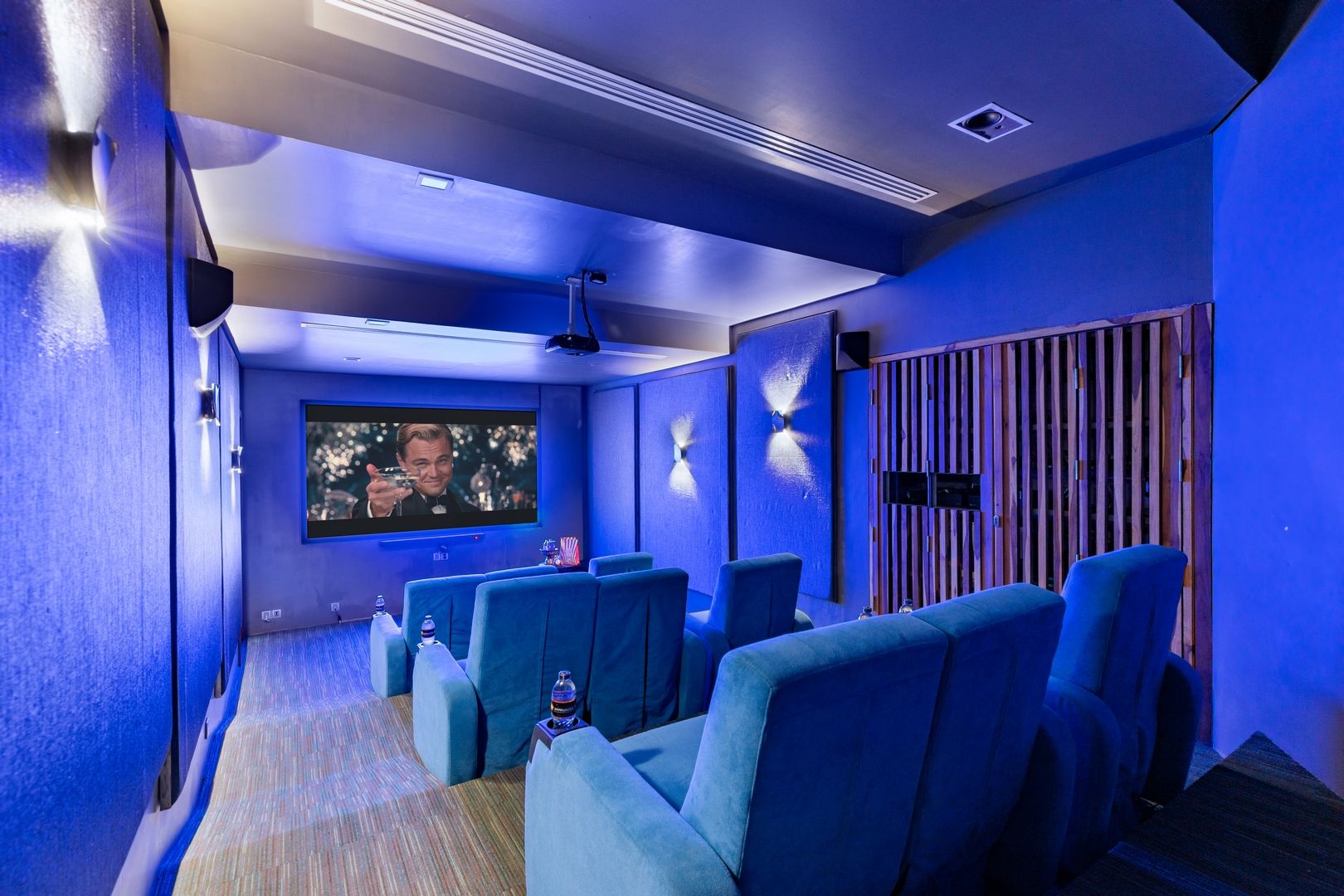Private cinema at Villa Skyfall