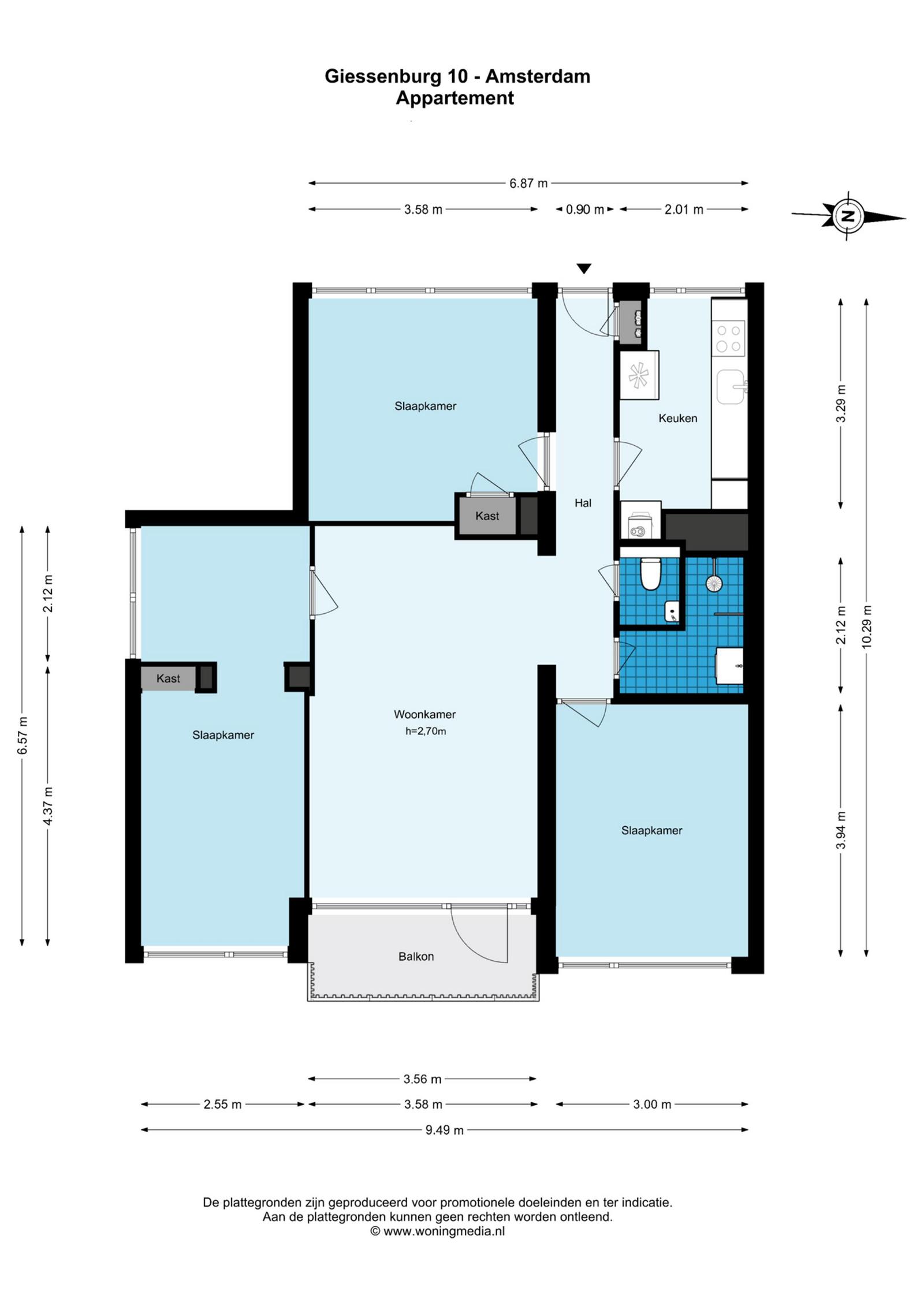 Appartement te koop: Giessenburg 10, Amsterdam