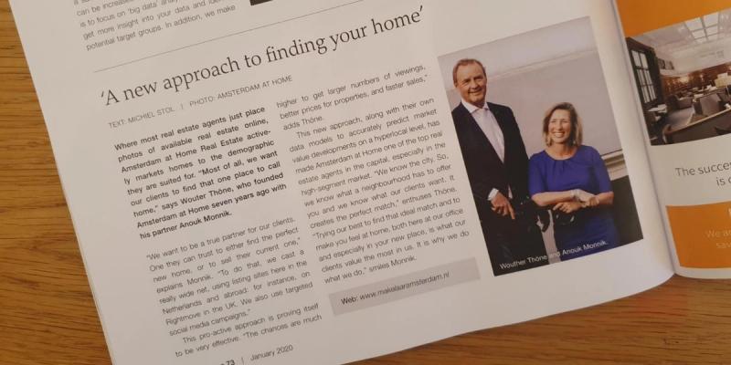 Amsterdam at Home Makelaars: "Een nieuwe aanpak om uw droomhuis te vinden".
